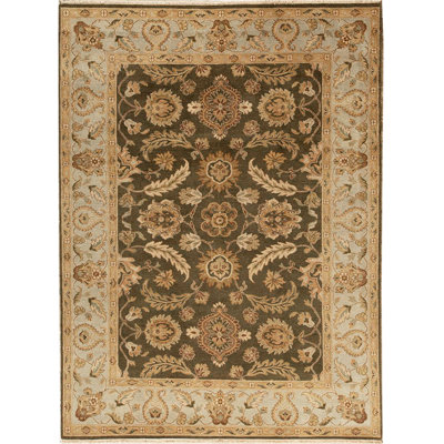 Wool Floral Area Rug