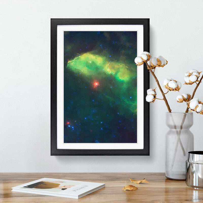 Universe in Abstract Vol.18 - Picture Frame Graphic Art Print, Black Framed, 48cm H x 36cm W x 2cm D