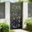 Vidaxl Patio Gate Steel Wave Design-113055143-113055146