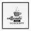 Cafféine, puis coup de pied, estampe numérique, design par Seven Trees Design-756024436-756024434