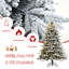 Arbre de Noël enneigé 4,5 pi.-838026506