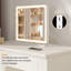 Miroir de salle de bain avec lumières