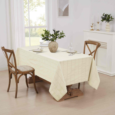 Izod Chadwick Linen Lurex Tablecloth