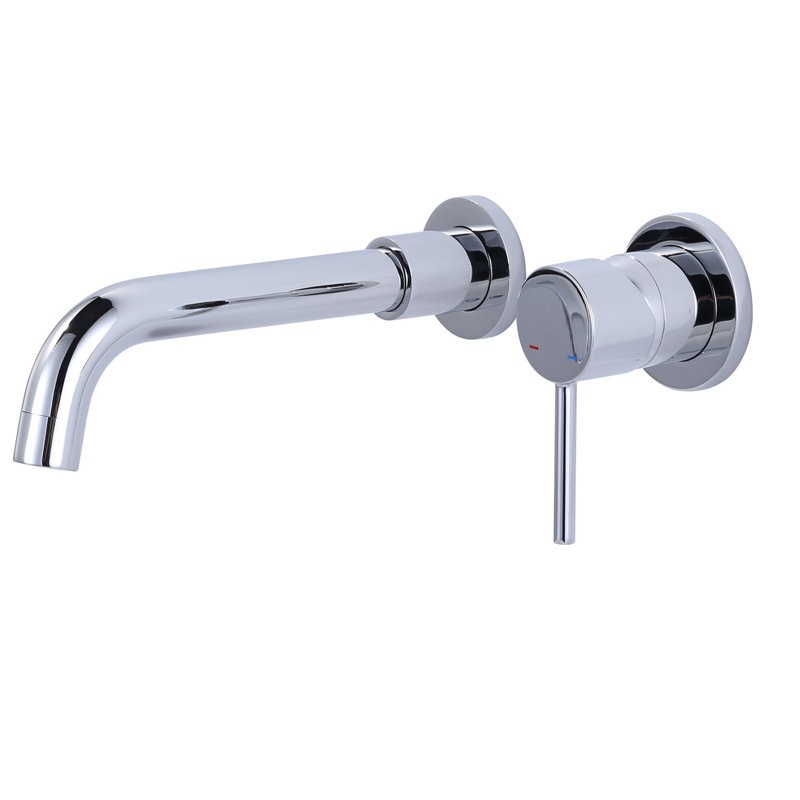 IVIGA Single Handle Wall Mounted Bathroom Faucet for Sink, Matte Black