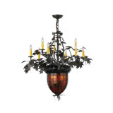Greenbriar Oak 11 - Light Chandelier