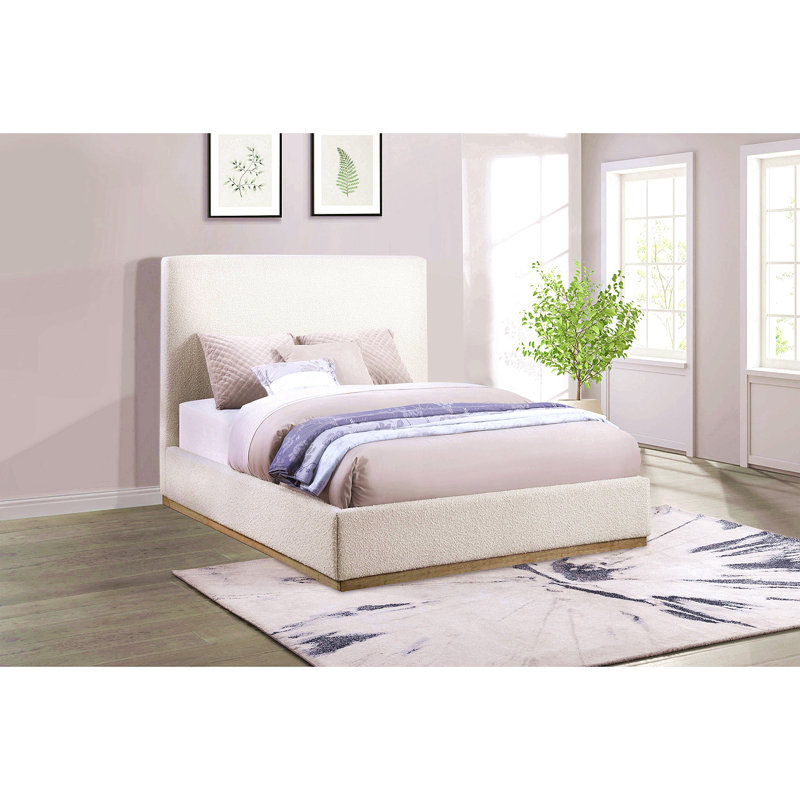 Othello Cream Platform Bed
