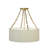 Leszek 6 - Light Gold Single Pendant