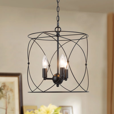 Amarante 3 - Light Unique/Statement Drum Chandelier