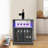 Freestanding Wine Cabinet With RGB Light And Outlet-1798019132