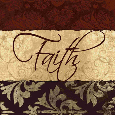 «Red Faith 2», impression sur toile tendue