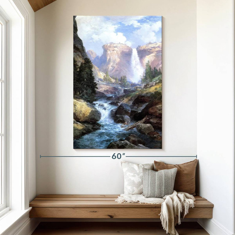 Cascade d'Alvord à Yosemite, H 51 po x l 34 po