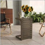 C-shape end table