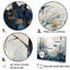 «Blue and White Forest Winter Harmony I», ensemble d'art sur toile-107772962-107772965