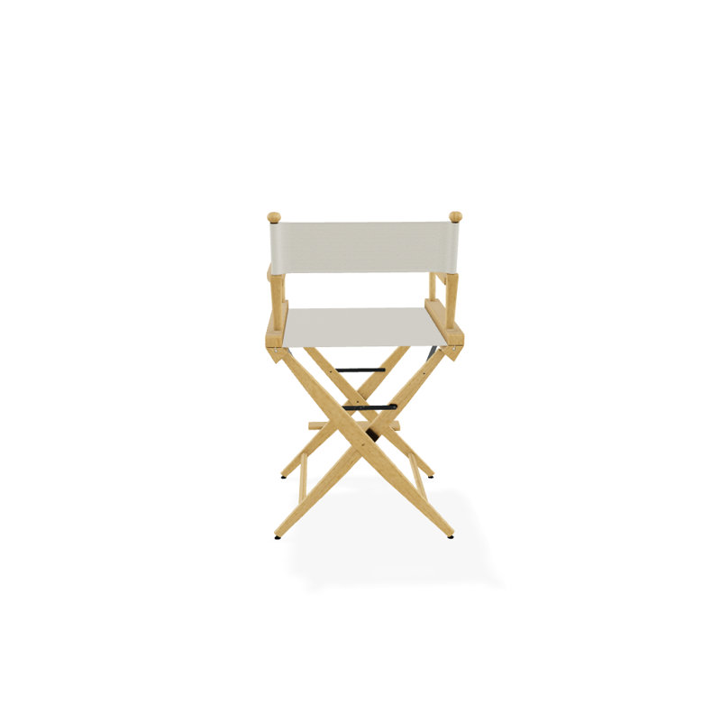 Folding Reclining Director Chair, Varnish, Forest Green