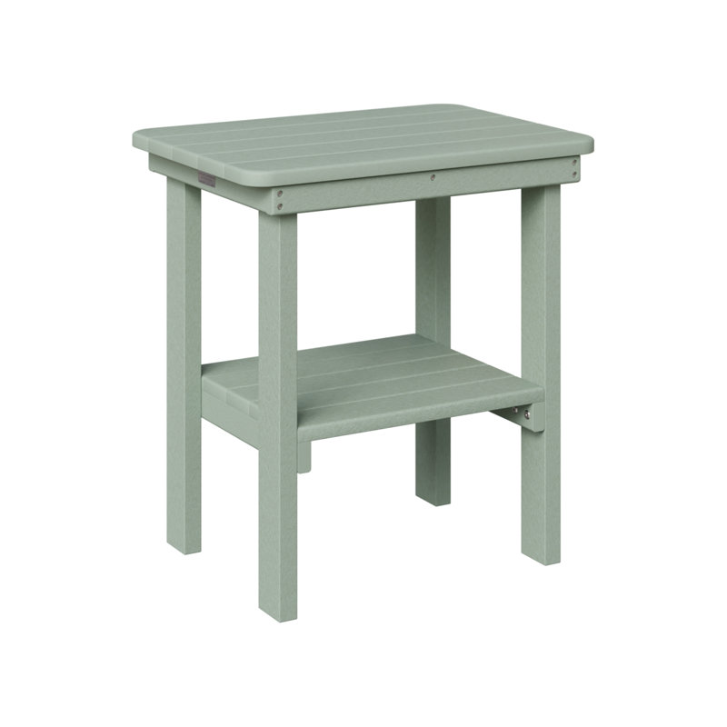 Berlin Gardens Rectangular Table, Seafoam, 22" H x 15" W x 20.5" D