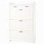 Deux tiroirs, trois portes pliantes, grande armoire à chaussures de rangement-558085823