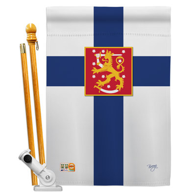 Ensemble de polyester à 2 faces 40 x 28 po Breeze decor Ensemble de drapeaux