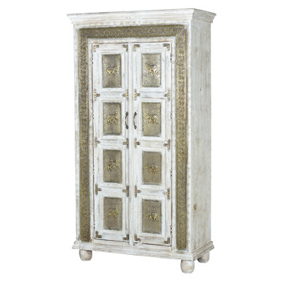 Gaia 2 Door Solid Wood Wardrobe