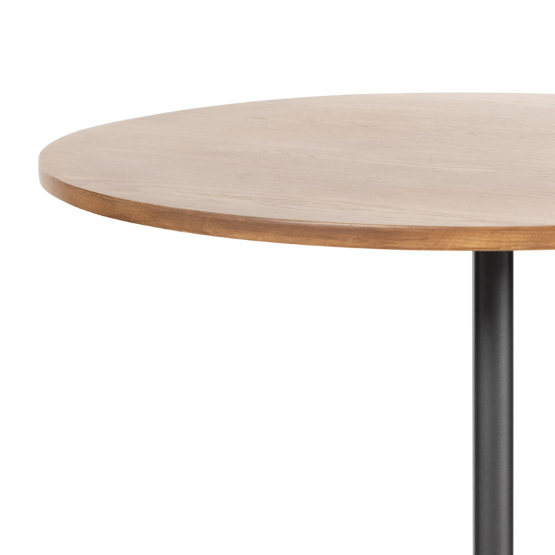 Fay Round Solid Oak Dining Table, 36" H x 32" W x 32" D