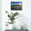Art mural en verre Highland Dunes «Boston Skyline Summer» par Rick Berk-1232594932