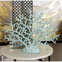 Off-White Coral Sculpture - Set of 2 - Scenario Home