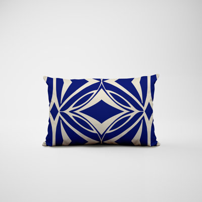 Polyester / Mélange de polyester Housse de coussin rectangulaire intérieure / extérieure lombaire et insert