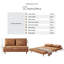 Berlyn 2 Seater Futon Sofa Bed - Luxury Simple Modern Folding Design-959937611-939633137