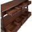 Vintage 54" Solid Wood Console Table With 6 Drawers And Shelf-362943803