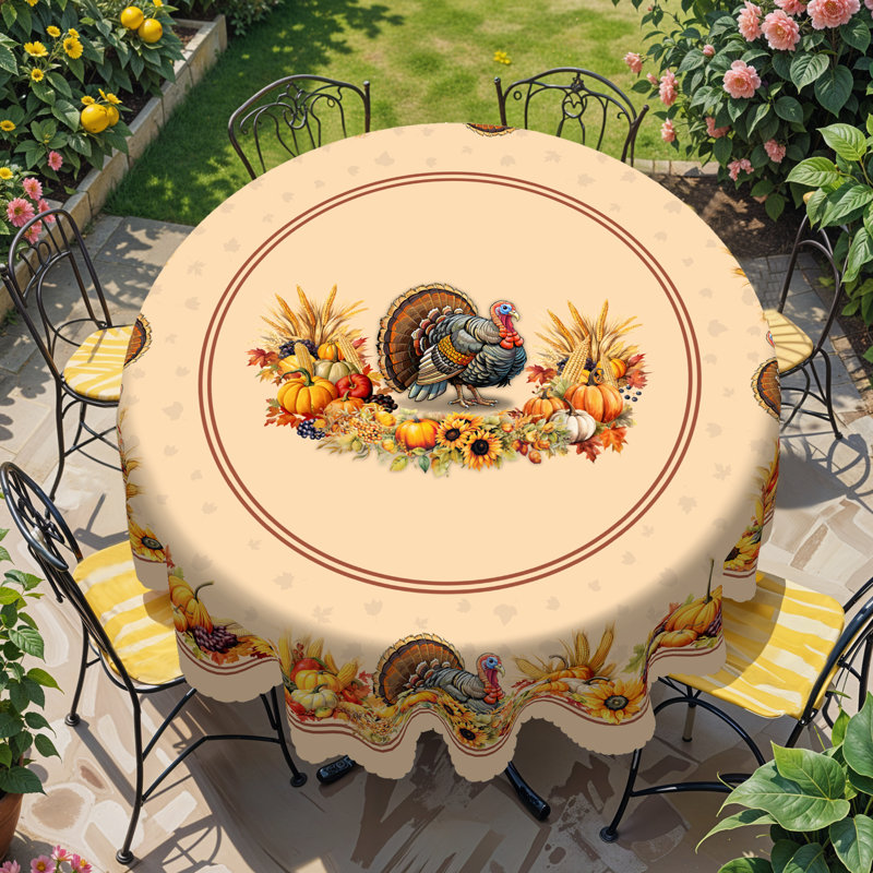 Nappe automne-hiver 152x152cm, 59,84 po rond
