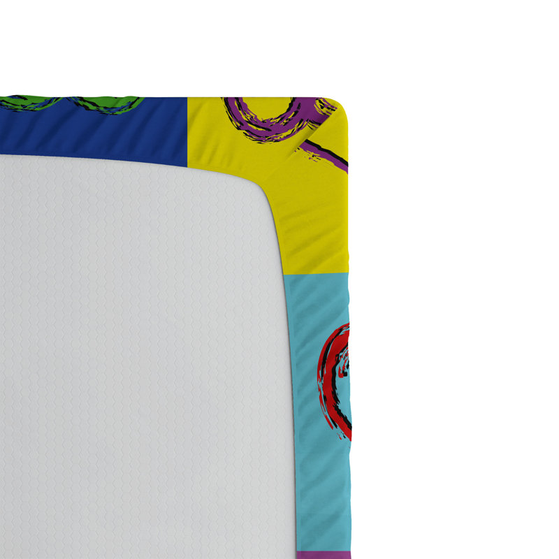 Multicolore Ambesonne, California King Fitted Sheet