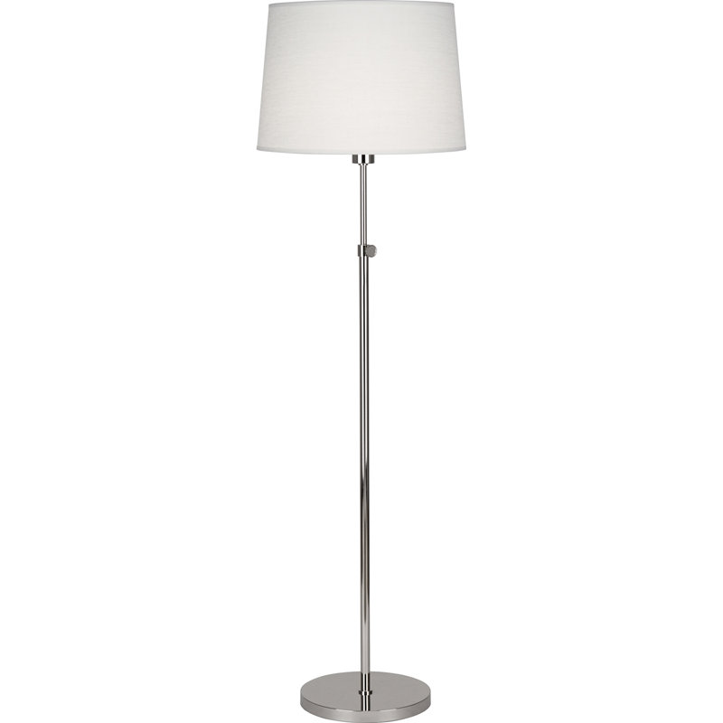 Koleman 49.25'' Traditional Floor Lamp, Polished Nickel