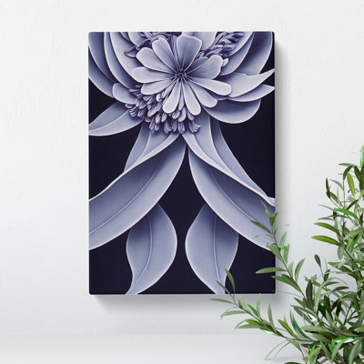The Dignified Flower - Wrapped Canvas Print