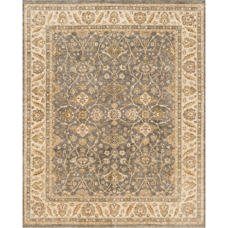 Majestic Wool Oriental Indoor Rug, Rectangle 5'6" x 8'6"