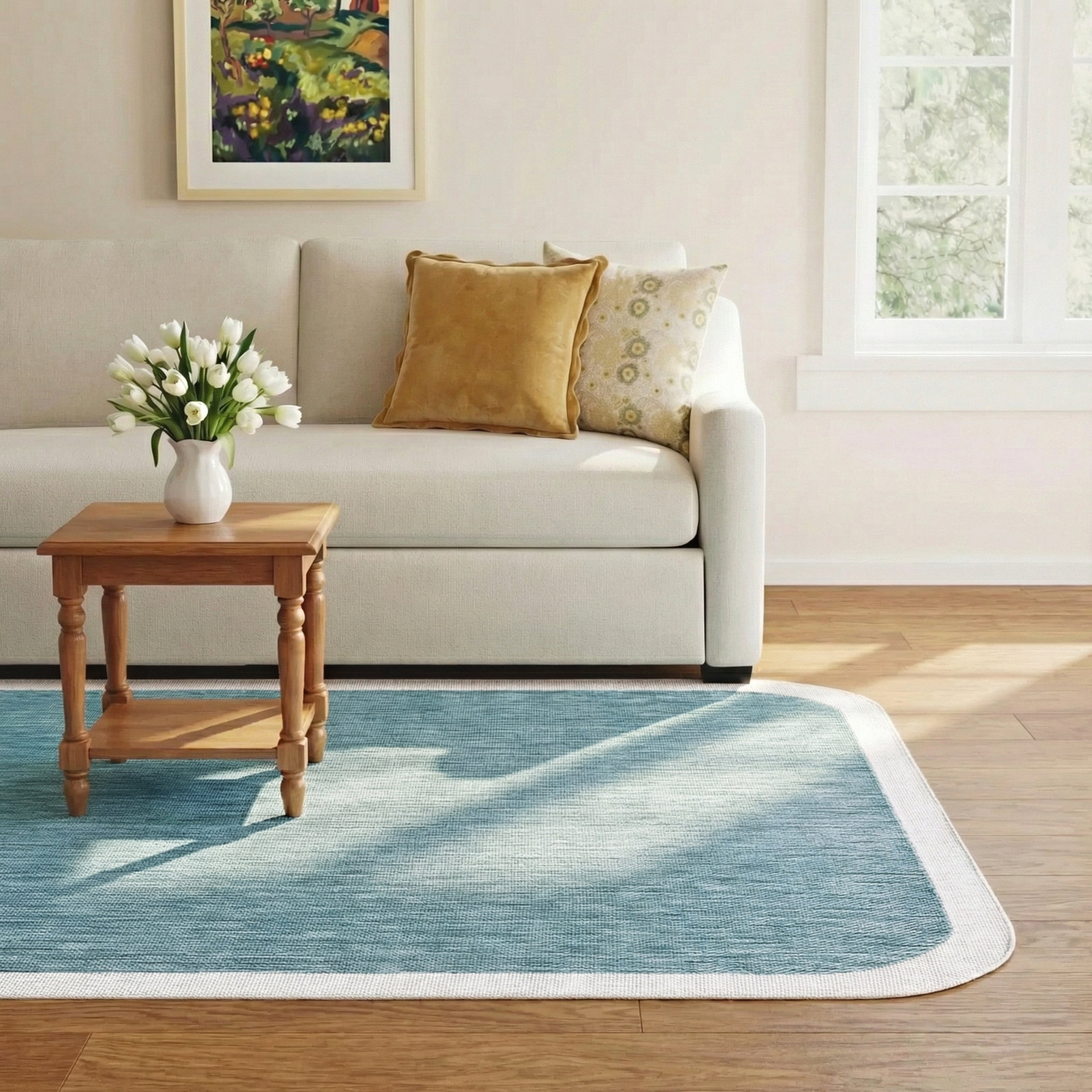 Skiles Striped Area Rug, Rectangle 7'10" x 10'