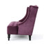 Causeuse en velours Raisin