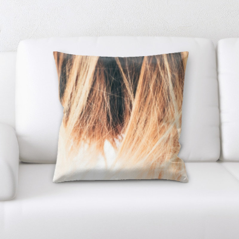 Microsuede Throw Pillow