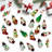 1.75'' Glass Hanging Figurine Ornament