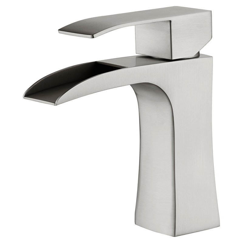 Robinet de salle de bain Sumerain, Nickel brossé