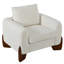 Irio 3-Piece Modern Modular Sofa Set With Bouclé Upholstery And Rubberwood Legs-126144984