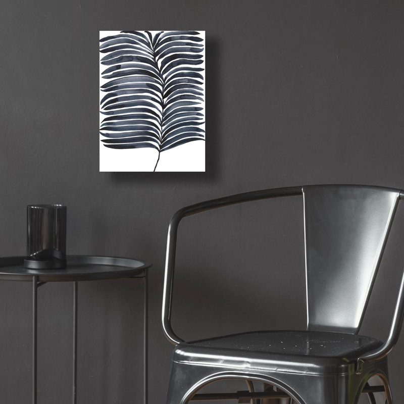 «Indigo Fronds I» par Regina Moore, H 16 po x l 12 po x P 0,13 po