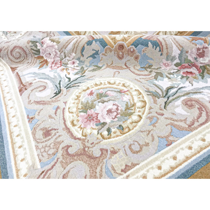 Aubusson Renaissance Wool Oriental Area Rug