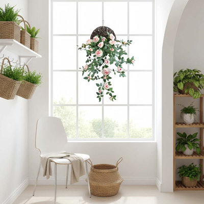 Artificial Hanging Flowers Roses