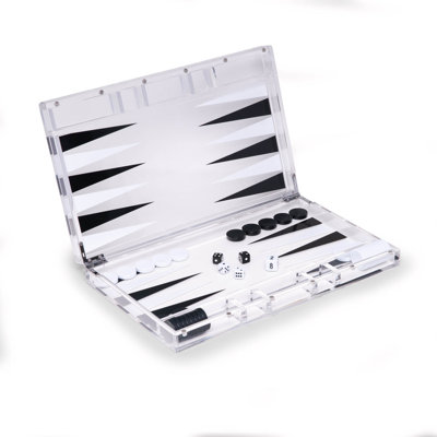 Kingston Seymour Ivy Bronx 14'' L Plastic Backgammon Game Set