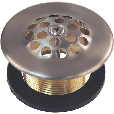 Westbrass 1-3/8” Fine Thread Bathtub Strainer Grid Drain