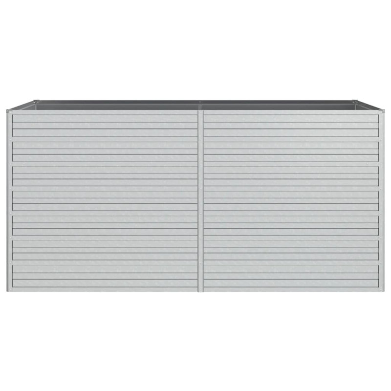 Alezander Metal Raised Flower Bed, 77cm H x 160cm W x 80cm D