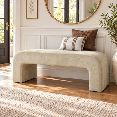 Ichika 47" W Upholstered Bench
