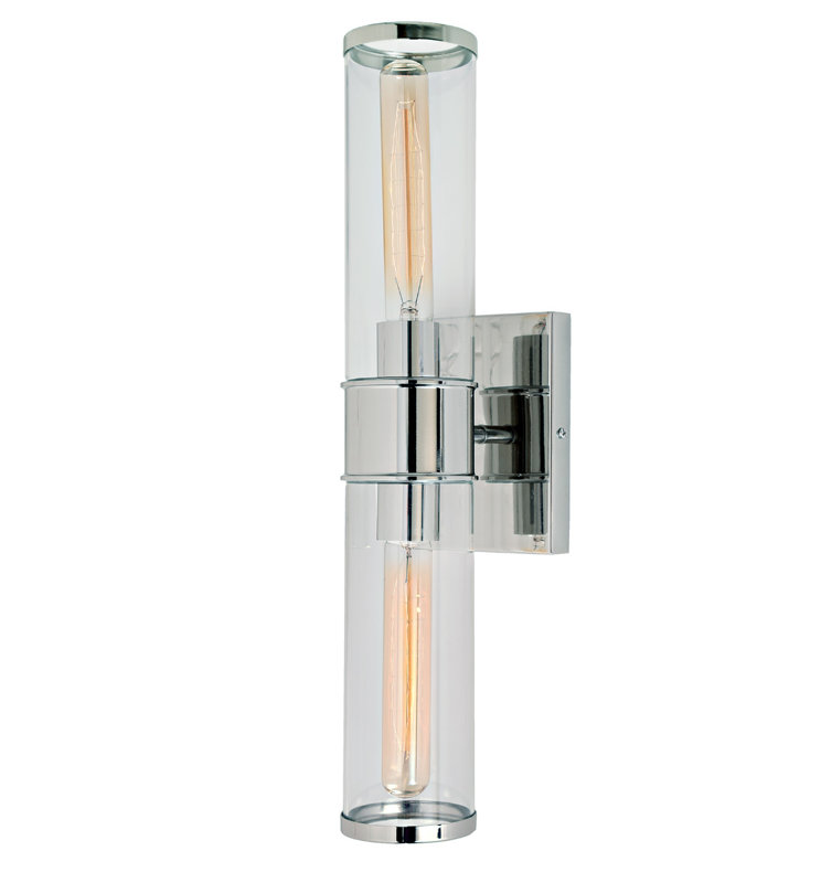 Gilford Armed Sconce, Polished Nickel