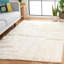 Fernande Abstract Handmade Wool Area Rug in Ivory-842642065
