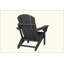 Chaise Adirondack pliante en PEHD avec porte-gobelet double - Chaise Adirondack en composite avec texture bois-1976123681