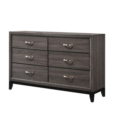Commode double 6 tiroirs Salene